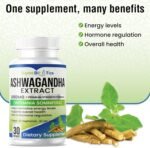 Ashwagandha Extract Capsules - Premium Strength 2000mg One a Day Formula - Supports Energy, Overall Health, and Hormone Regulation - Vegan and Gluten Free - 30 Capsules - Image 6