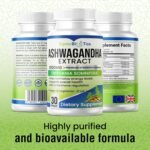 Ashwagandha Extract Capsules - Premium Strength 2000mg One a Day Formula - Supports Energy, Overall Health, and Hormone Regulation - Vegan and Gluten Free - 30 Capsules - Image 7