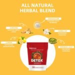 Detox Tea, 28-Day Weight Loss Tea,Natural Herbal Blend with Camellia, Ginseng & Taraxacum,Boosts Metabolism & Promotes Balance | Caffeine-Free - Image 4