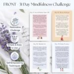 Empowering Mindfulness Gifts For Women & Men, 31 Day Challenge Cards & Affirmations | Improve Mental Health & Wellbeing | A Thoughtful & Positive Self Care Wellness Gift & Stocking Filler - Image 3