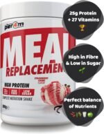 Per4m Meal Replacement Diet Shake Powder | High Protein Low Calorie Weight Loss Shake | Vegetarian Gluten Free Nutritionally Complete Slimming Drink | 15 Serving (900g, Strawberry Creme) - Image 3