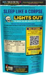 Lights Out – Premium Night-Time Sleep Support with Magnesium, L-Theanine, Lemon Balm & Tart Cherry – 60 Vegan Capsules – Made in The UK - Image 3
