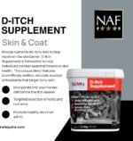 NAF Love the Skin He’s In D-Itch Supplement 2.4kg – Skin & Immune Support for Itchy Horses – With MSM, Herbal Extracts & Antioxidants – Aids Seasonal Skin Resilience - Image 3