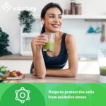 Vitabay Vitamin E 600 IU (400 mg) - 200 Vegan & High-dose Softgels - Time-Release Vitamin E Supplement - with Tocopherol from Soybean Oil (80%) and Tocotrienol - Laboratory Tested - Image 4