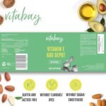 Vitabay Vitamin E 600 IU (400 mg) - 200 Vegan & High-dose Softgels - Time-Release Vitamin E Supplement - with Tocopherol from Soybean Oil (80%) and Tocotrienol - Laboratory Tested - Image 5