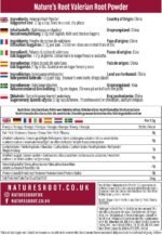 Nature’s Root Valerian Root Powder 500g - Valeriana Officinalis | 100% Natural Root Powder | Resealable Pack | Herbal Supplement - Image 3