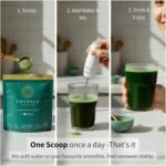 Greens | Award-Winning All-in-One Superfood Powder – 60 Premium Ingredients | Energy, Focus & Digestion Support | Vegan, Non-GMO | Made in UK | 360g (30 Servings) - Image 7
