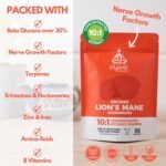 Organic Lions Mane Mushroom Powder 10X Strength - Nootropic Brain Supplement for Focus Memory & Concentration | Lion’s Mane HIGH Potency 10:1 Extract - 56 Serving (56g) - Image 3