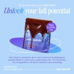 Spacegoods Astro Dust 240g ℮, 30 Servings, Contains Magnesium and Ashwagandha, Relax Unwind & Sleep Deeply, Soothe Body & Mind, Chocolate Flavour - Image 3