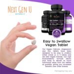 Calcium Magnesium Zinc - Essential Mineral Supplement - 240 Vegan Caplets - for Immune Support and Bone Strength - for Adults Women and Men - by NextGenU - Image 5