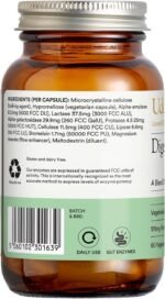 Digestive Enzymes Supplement – UDO’s Choice Enzyme Blend – 7 Plant-Based Enzymes for Protein, Carb & Fat Digestion – Supports Nutrient Absorption – Gluten & Dairy Free – 60 Vegecaps – One a Day - Image 5