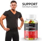 StallionX Vegan Gummies for Men – Daily Food Supplement with Botanicals – Support for Vitality, Energy and Wellness – 60 Gummies - Image 3