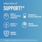 Grass & Co. Magnesium 200mg & Maitake Mushroom 400mg Capsules with Ashwagandha & Vitamin B6 | Relax | Supports Stress Relief | Calm | 60 Capsules, 30 Servings - Image 4