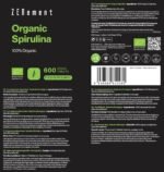 600 Tablets Organic Spirulina - 100% Pure Algae of High Purity - 3000 mg per Dose - Satiating and Detox - Rich in Plant-Based Protein - Free from Additives and Allergens - Image 4