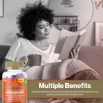 Ashwagandha Gummies - 60 Cola Flavoured Gummies - Natural Stress Relief - Anxiety & Mood Support - Improve Muscle Strength & Recovery - Supports Brain Function - Easy to Take - Image 4