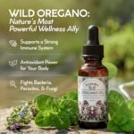 Wild Oregano Oil Drops Infused with Sunflower - 30ml Bottle with Dropper for Immune Support, Chesty Cough & Sore Throat Relief - Natural Immunity Booster & Gut Cleanse Oil of Oregano Drops - Image 3