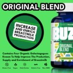 Three Mamas BUZM: Original Blend, Natural Herbal Breastfeeding Supplement for Lactation, Aids Milk Supply, Breast Feeding Lactation Vitamins, Developed by NHS Nurse - Image 4