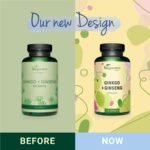Vegavero Ginkgo Biloba 12000 mg & Panax Ginseng 2000 mg | High Strength Extracts | NO Additives, Lab-Tested | 120 Capsules (4 Month Supply) | Vegan - Image 3