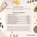 Black Maca Root 12,000mg (High Strength) | Complex with Black Maca, Panax Ginseng, Yellow Maca & Black Pepper | 180 Vegan Tablets | by Horbaach - Image 4