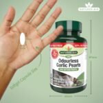 Natures Aid Odourless Garlic Pearls - Supports Heart Health and Circulation - Antioxidant - Non-GMO, Gluten-Free - One-a-Day Easy to Swallow, Tasteless Supplement - 120 Softgel Capsules - Image 4