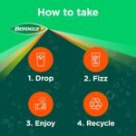 Berocca Boost Effervescent Tablets with Guarana, Caffeine and Vitamin B12, Also Contains Vitamin C and Magnesium, 1 Pack of 20-3 Weeks Supply - Image 3