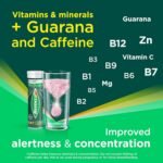 Berocca Boost Effervescent Tablets with Guarana, Caffeine and Vitamin B12, Also Contains Vitamin C and Magnesium, 1 Pack of 20-3 Weeks Supply - Image 4