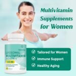 Liposomal Multivitamin for Women 50+ - Women's Daily Multivitamin with Iron, Vitamin A, C, D, E and B Complex - Immune Support, Hair & Skin Support, 120 Vegan Capsules,2 Pack - Image 5