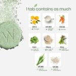 Wellbeing Nutrition Daily Greens | Wholefood Multivitamins with Vitamin C, Zinc, B6 for Immunity & Detox with Organic Certified Plant Superfoods & Antioxidants (2x15 Effervescent Tablets) - Image 3
