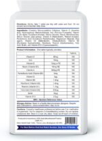 Multivitamins with Iron – 180 Vegetarian Tablets (6-Month Supply) | Daily Energy, Immune Support & Overall Wellbeing for Men & Women | UK Made, GMP Certified - Image 9