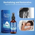 Magnesium Oil Spray, Pure Topical Magnesium for Sleep, Glass Bottle, 60ml – 100% Natural Magnesium for Restless Legs, Muscle Cramps, Joint Relief & Better Sleep– Ultra Pure Formula - Image 6