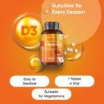 Vitamin D3 4000IU | 400 Tablets | 1+ Year Supply | 6mm Micro Vitamin D Tablets | Easy to Swallow VIT D | One A Day Supplement | Made in The UK | Magnesium Stearate-Free | Vegetarian Friendly - Image 3
