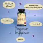 Vegavero Magnesium Bisglycinate 2000 mg | Max Absoption & Bioavailability | Relaxation, Muscle Health, Stress & Energy Support Supplement | 180 Capsules | Vegan - Image 3