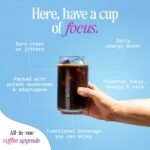 Spacegoods Rainbow Dust 240g | 30 Servings | Flavoured Mushroom Coffee | 120mg of Natural Caffeine | Lions Mane, Chaga, Ashwagandha & Vitamin B5| Sharper Focus, Energy & Calm | Coffee - Image 4