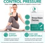 Stress Down Patches, Stress & Anxiety Relief, Botanical Plant-Based Formula, Help Deep Sleep, Suitable for Adults, 30PCS - Image 3