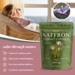 Saffron Supplement | 2000mg High Strength Extract Capsules for Mood Balance & Energy | 60 Capsules, 1 Month Supply | Made in The UK by Roundway Supplements - Image 3