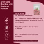 Beetroot Powder by mi Nature| Concentrated (Spray Dried) (Beta vulgaris) | Cleansing, Detoxify | Immunity Booster |Vegan, Gulten Free| Daily Nutrition |Skin Care & Health Care |100g (4Oz) - Image 6