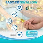 Nutrivolv Ultra Purified Omega 3 Fish Oil Capsules With Essential Fatty Acids EPA & DHA Supports Heart, Eye & Brain Health | 90 Softgel Capsules - Image 4