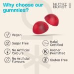 Nutriburst Multivitamins Health & Vitality Gummy Liposomal C B5 B6 B12, D - Plant Based, Sugar Free Supplement - 60 Gummies 1 Month Supply - Healthy Nutrition Suitable for Vegetarians and Vegans - Image 4