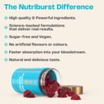 Nutriburst Multivitamins Health & Vitality Gummy Liposomal C B5 B6 B12, D - Plant Based, Sugar Free Supplement - 60 Gummies 1 Month Supply - Healthy Nutrition Suitable for Vegetarians and Vegans - Image 5