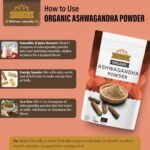 AUSHA Organic Ashwagandha Powder 250g | UK Certified Organic by Soil Association -Withanolides, Stress and Anxiety Relief, Energy, Sleep Aid - Image 4