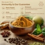 Dabur 1884 Immunity Booster Herbal Tea | 20 Biodegradable Tea Bags (50g) | 100% Natural Ingredients | Recyclable Aluminum Tin | Stress Relief Tea, Improves Immune System | Perfect for Gifting - Image 3