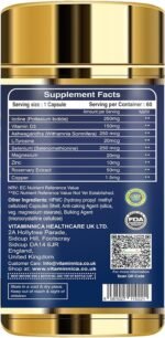 Vitaminnica Thyroid Support- Advanced Formula for Thyroid Health - Energy & Focus Formula with Iodine, Vitamin D3 Complex, Zinc, Selenium, Ashwagandha, Copper | Vegan | 60 Capsules - Image 4