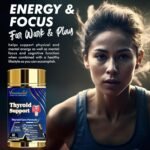 Vitaminnica Thyroid Support- Advanced Formula for Thyroid Health - Energy & Focus Formula with Iodine, Vitamin D3 Complex, Zinc, Selenium, Ashwagandha, Copper | Vegan | 60 Capsules - Image 5
