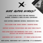 X-Load Alpha - Libido Booster for Men | Blood Flow, Energy & Natural Performance Support with Panax Ginseng, Damiana, Tribulus & Muira Puama | 30 Day Supply - Image 4