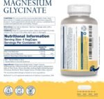 Solaray Magnesium Glycinate 3180mg– 120 Vegan Capsules | High Absorption & Gentle on Stomach (350mg Elemental) | Supports Energy, Muscle Function, Relaxation & Reduces Fatigue | with BioPerine® - Image 3