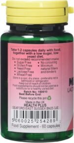 Health Plus Megadophilus 1 Billion + Probiotic Digestive Health Supplement - 60 Capsules - Image 3