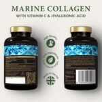 Satin Naturel Marine Collagen Capsules 2400mg – High Strength Hydrolysed Fish Collagen with Hyaluronic Acid & Vitamin C – 120 Collagen Supplements for Women – Skin, Hair & Joints Support - Image 3
