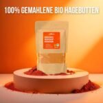RheinNatur Organic Rosehip Powder 500 g - 100% Organic Rose Hips Ground - Rich in Vitamins, Minerals & Antioxidants - Ideal for Smoothies, Tea, Cereal & More - Image 3