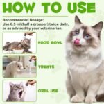 Probiotics for Cats with Prebiotic and Enzymes, Cat Probiotics Supplement Help Digestive Support Gut Health, Cat Diarrhea, Constipation Relief for All Breed Size Age, Bacon Flavor - 60ml - Image 3