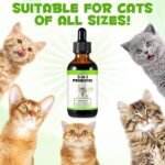 Probiotics for Cats with Prebiotic and Enzymes, Cat Probiotics Supplement Help Digestive Support Gut Health, Cat Diarrhea, Constipation Relief for All Breed Size Age, Bacon Flavor - 60ml - Image 5